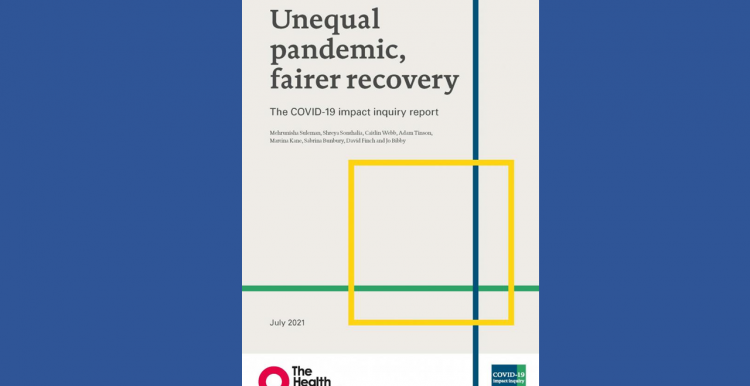 Image of front cover of Health Foundation Impact Inquiry Report