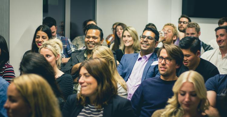 Group of people in a conference