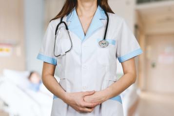 Nurse standing